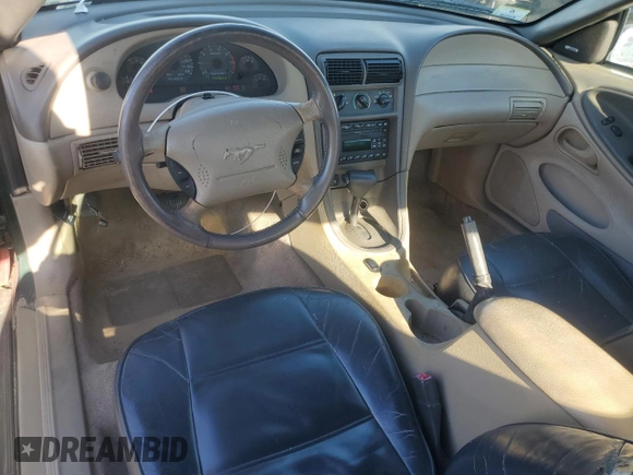 2001 Ford Mustang Deluxe with VIN 1FAFP44411F115429, listed as a Copart auction lot 81076114 with 139,582 mi miles and Non Repairable. Bid and sale history available at carsss.com. Image 8.