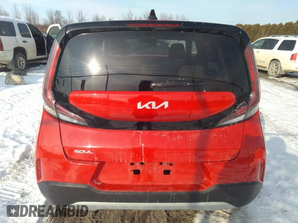 2023 Kia Soul LX with VIN KNDJ23AU1P7207354, listed as a IAAI auction lot 41394853 with 28,552 mi miles and . Bid and sale history available at DreamBid. Image 16.