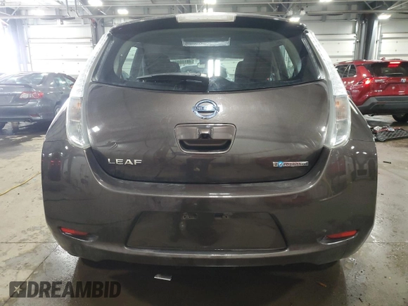 2016 Nissan LEAF SL with VIN 1N4BZ0CP3GC302114, listed as a Copart auction lot 48180035 with 55,999 mi miles and Salvage Title. Bid and sale history available at carsss.com. Image 6.