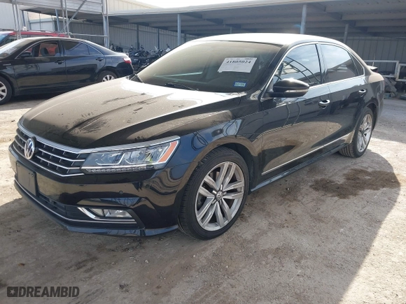 2017 Volkswagen Passat 1.8T SE w/Technology with VIN 1VWGT7A36HC074702, listed as a IAAI auction lot 41805024 with 124,857 mi miles. Bid and sale history available at carsss.com. Image 2.