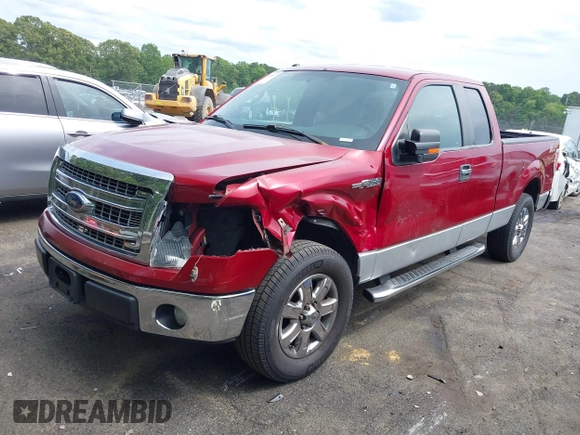 2014 Ford F-150 XL with VIN 1FTFX1CF5EFA24861, listed as a IAAI auction lot 42211447 with 129,867 mi miles and . Bid and sale history available at DreamBid. Image 2.