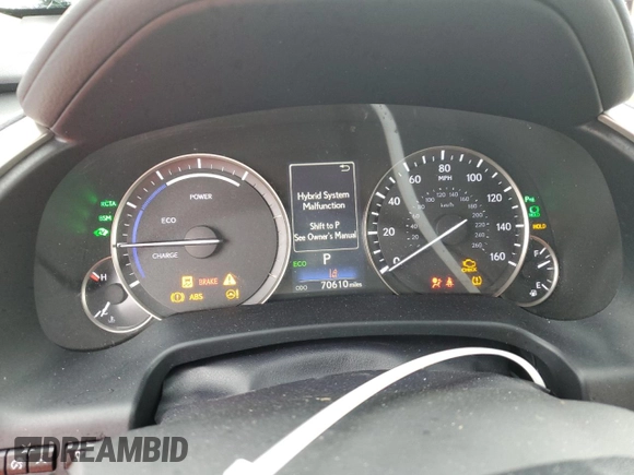 2018 Lexus RX with VIN JTJDGKCA8J2003017, listed as a Copart auction lot 69453752 with 70,610 mi miles. Bid and sale history available at carsss.com. Image 9.