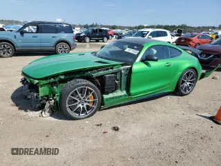 2020 Mercedes-Benz AMG GT R with VIN WDDYJ7KA5LA025978, listed as a Copart auction lot 46718355 with 10,529 mi miles and Salvage title. Bid and sale history available at DreamBid. Image 1.