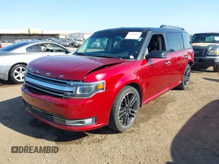 2014 Ford Flex Limited with VIN 2FMGK5D84EBD39853, listed as a IAAI auction lot 41999867 with 156,433 mi miles. Bid and sale history available at carsss.com. Image 2.
