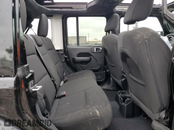 2021 Jeep Wrangler Unlimited Sport S с VIN 1C4HJXDN0MW566970, выставлен на аукционе Copart как лот 57655765 с пробегом 24 751 миль миль и Списание • Salvage title. История ставок и продаж доступна на DreamBid. Изображение 11.