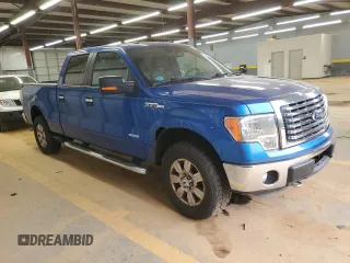 2011 Ford F-150 XLT with VIN 1FTFW1ETXBFC18285, listed as a Copart auction lot 53943355 with 139,861 mi miles and Clean Title. Bid and sale history available at carsss.com. Image 4.