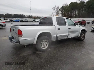2004 Dodge Dakota Sport with VIN 1D7HL38K44S506609, listed as a Copart auction lot 84263824 with 244,242 mi miles and Salvage Title. Bid and sale history available at carsss.com. Image 3.