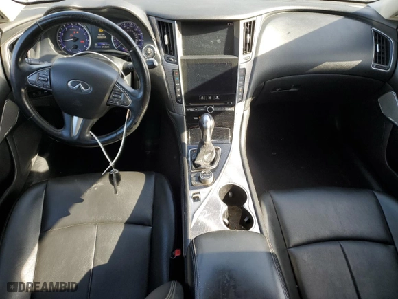 2017 Infiniti Q50 2.0t with VIN JN1CV7AP7HM641561, listed as a Copart auction lot 53192645 with 179,317 mi miles and Clean Title. Bid and sale history available at carsss.com. Image 8.
