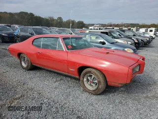 1968 Pontiac GTO z VIN 242378P364150, wystawiony jako Copart lot #77991494 z przebiegiem 45 628 mil mil oraz Szkoda całkowita • Salvage title. Historia ofert i sprzedaży dostępna na DreamBid. Obrazek 4.