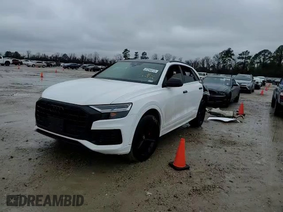 2019 Audi Q8 Premium with VIN WA1AVAF1XKD017065, listed as a Copart auction lot 37244513 with 54,174 mi miles. Bid and sale history available at carsss.com. Image 10.