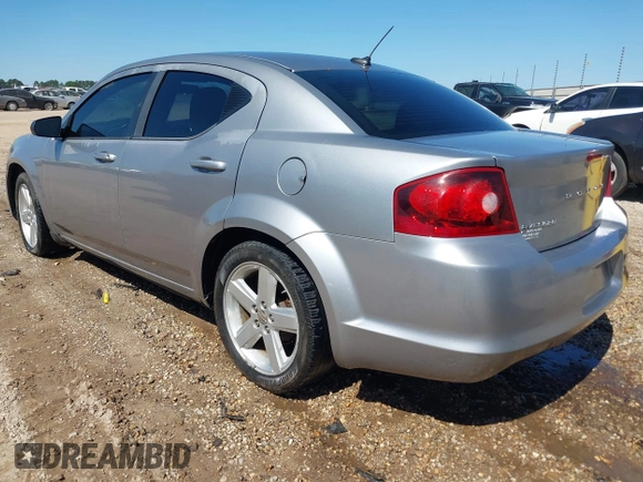 2013 Dodge Avenger SE with VIN 1C3CDZAB0DN519231, listed as a IAAI auction lot 41981579 with 215,262 mi miles and . Bid and sale history available at DreamBid. Image 3.