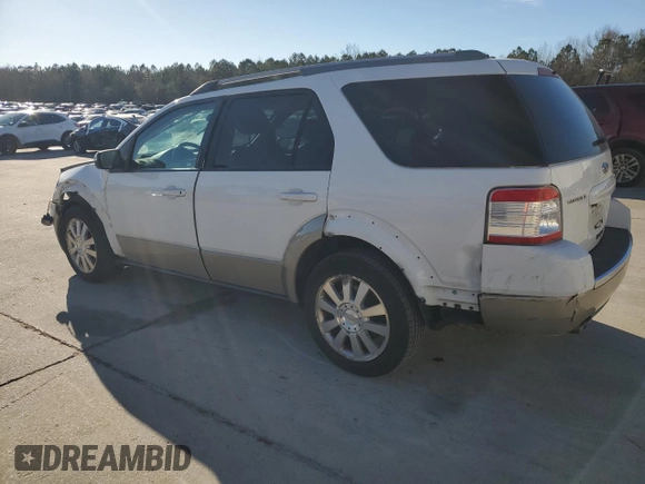 2008 Ford Taurus X Eddie Bauer with VIN 1FMDK07W78GA16734, listed as a Copart auction lot 86011354 with 214,429 mi miles and Salvage title. Bid and sale history available at DreamBid. Image 2.