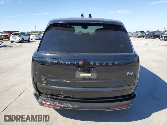 2023 Land Rover Range Rover SE with VIN SALKPBFU2PA017373, listed as a Copart auction lot 79711824 with 22,619 mi miles and Salvage title. Bid and sale history available at DreamBid. Image 6.