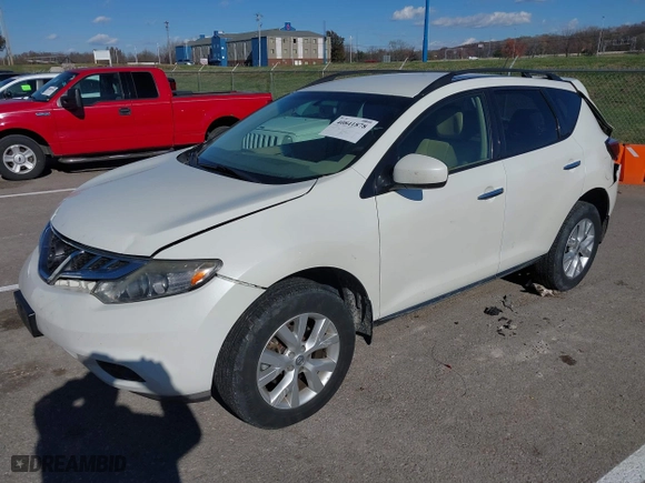 2013 Nissan Murano SL with VIN JN8AZ1MW4DW300680, listed as a IAAI auction lot 40841878 with 142,016 mi miles. Bid and sale history available at carsss.com. Image 17.