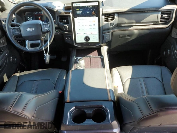2024 Ford Expedition Max Platinum с VIN 1FMJK1M88REA39306, выставлен на аукционе Copart как лот 46135145 с пробегом 5 357 миль миль и Списание • Salvage title. История ставок и продаж доступна на DreamBid. Изображение 8.