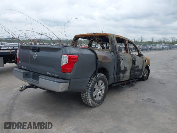 2017 Nissan Titan SV with VIN 1N6AA1EJ5HN539685, listed as a IAAI auction lot 41680846 with Not Provided miles and . Bid and sale history available at DreamBid. Image 4.