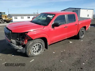 2022 Nissan Frontier S with VIN 1N6ED1EK4NN611330, listed as a Copart auction lot 47478195 with 100,477 mi miles and Salvage Title. Bid and sale history available at carsss.com. Image 1.