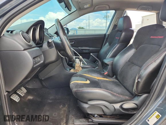 2008 Mazda 3 Mazdaspeed3 Sport with VIN JM1BK34M281122981, listed as a Copart auction lot 63225665 with 142,501 mi miles and Salvage title. Bid and sale history available at DreamBid. Image 7.