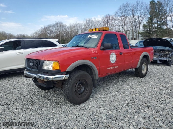 2003 Ford Ranger XL Fleet with VIN 1FTZR45EX3TA18064, listed as a Copart auction lot 53893595 with 94,168 mi miles and Clean Title. Bid and sale history available at carsss.com. Image 1.