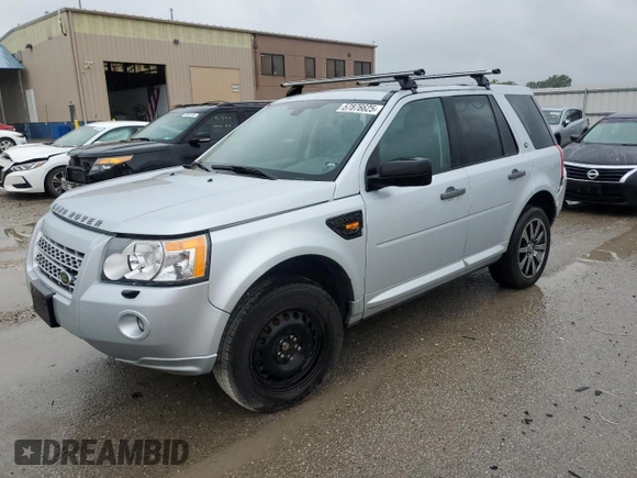2008 Land Rover LR2 HSE with VIN SALFR24N68H069380, listed as a Copart auction lot 57876625 with Not provided miles and Salvage title. Bid and sale history available at DreamBid. Image 1.