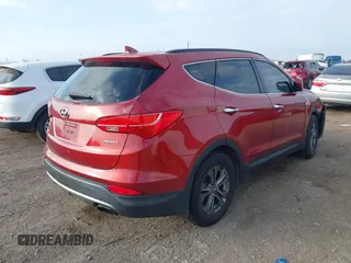 2014 Hyundai Santa Fe Sport with VIN 5XYZU3LB1EG151778, listed as a IAAI auction lot 41239120 with 195,220 mi miles. Bid and sale history available at carsss.com. Image 4.