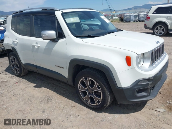 2016 Jeep Renegade Limited с VIN ZACCJADT4GPC89599, выставлен на аукционе IAAI как лот 42464981 с пробегом 154 272 миль миль и . История ставок и продаж доступна на DreamBid. Изображение 1.