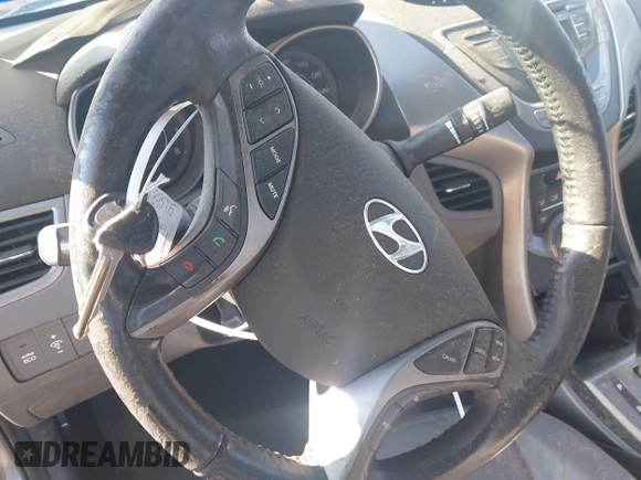2013 Hyundai Elantra Limited with VIN 5NPDH4AE9DH182611, listed as a IAAI auction lot 41641197 with Not Provided miles and . Bid and sale history available at DreamBid. Image 11.