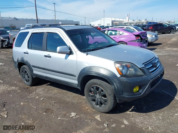 2005 Honda CR-V EX with VIN SHSRD778X5U319391, listed as a IAAI auction lot 41836111 with 150,289 mi miles. Bid and sale history available at carsss.com. Image 1.