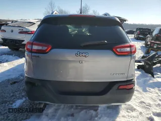 2016 Jeep Cherokee Limited with VIN 1C4PJLDB8GW264342, listed as a Copart auction lot 87949625 with 117,749 mi miles and Salvage Title. Bid and sale history available at carsss.com. Image 6.