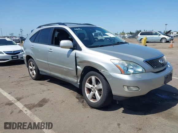 2004 Lexus RX 330 with VIN JTJHA31U340061672, listed as a IAAI auction lot 41979906 with 166,733 mi miles. Bid and sale history available at carsss.com. Image 1.
