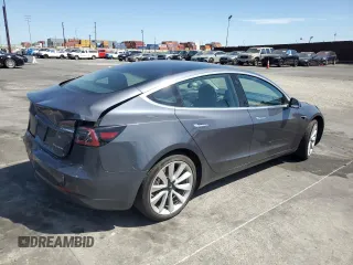 2020 Tesla Model 3 Long Range with VIN 5YJ3E1EB4LF650955, listed as a Copart auction lot 51931255 with 59,046 mi miles and Salvage Title. Bid and sale history available at carsss.com. Image 3.