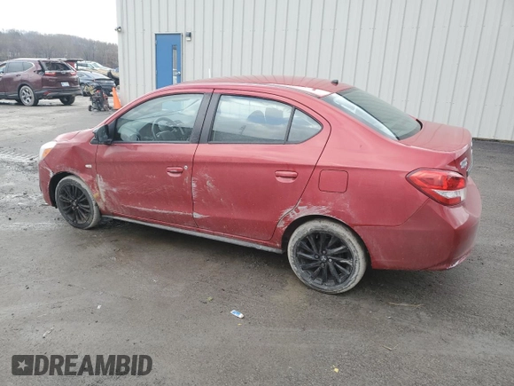 2020 Mitsubishi Mirage G4 SE with VIN ML32F4FJ1LHF09881, listed as a Copart auction lot 46986585 with 70,113 mi miles and Salvage Title. Bid and sale history available at carsss.com. Image 2.