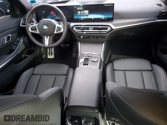 2023 BMW 3 Series 330i xDrive with VIN 3MW89FF08P8D56583, listed as a Copart auction lot 46220325 with 15,606 mi miles and Salvage Title. Bid and sale history available at carsss.com. Image 8.