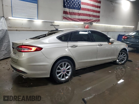 2017 Ford Fusion SE with VIN 3FA6P0HD5HR363618, listed as a Copart auction lot 50398225 with 103,257 mi miles and Salvage Title. Bid and sale history available at DreamBid. Image 3.