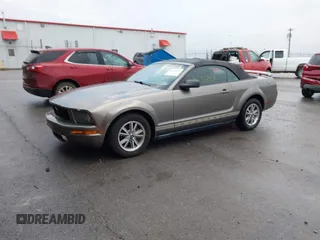 2005 Ford Mustang Deluxe with VIN 1ZVFT84N055214712, listed as a IAAI auction lot 40855851 with 98,307 mi miles. Bid and sale history available at carsss.com. Image 2.
