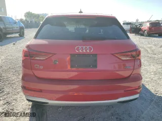 2021 Audi Q3 Premium with VIN WA1AUCF33M1062126, listed as a Copart auction lot 47980435 with 77,600 mi miles and Salvage Title. Bid and sale history available at carsss.com. Image 6.