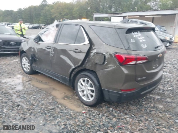 2024 Chevrolet Equinox LT with VIN 3GNAXKEG6RL196728, listed as a IAAI auction lot 41922898 with 36,247 mi miles. Bid and sale history available at carsss.com. Image 3.