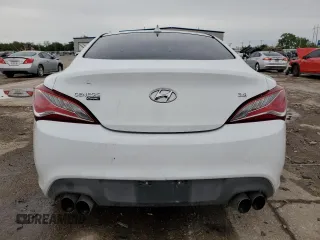 2015 Hyundai Genesis Coupe 3.8L Base with VIN KMHHT6KJ7FU125478, listed as a Copart auction lot 66081934 with 77,314 mi miles and Salvage title. Bid and sale history available at DreamBid. Image 6.