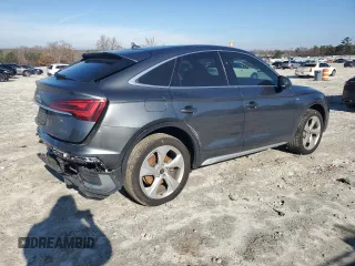 2021 Audi Q5 Sportback Premium Plus with VIN WA15AAFY8M2126553, listed as a Copart auction lot 85826504 with 61,283 mi miles and Salvage title. Bid and sale history available at DreamBid. Image 3.