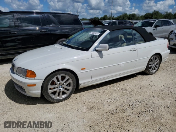 2003 BMW 3 Series 330Ci with VIN WBABS53463JU98716, listed as a Copart auction lot 74505954 with 0 mi miles and Non Repairable. Bid and sale history available at carsss.com. Image 1.