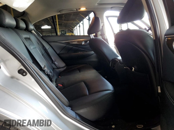 2018 Infiniti Q50 Luxe with VIN JN1EV7AP9JM358612, listed as a Copart auction lot 59427965 with 81,450 mi miles and Salvage title. Bid and sale history available at DreamBid. Image 10.