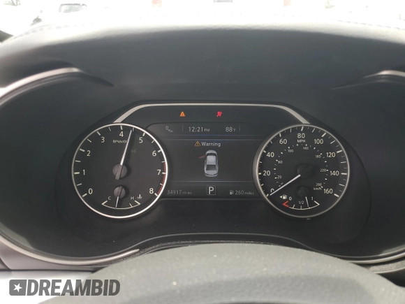 2016 Nissan Maxima SR with VIN 1N4AA6AP5GC404071, listed as a Copart auction lot 60612015 with 34,917 mi miles and Salvage title. Bid and sale history available at DreamBid. Image 9.