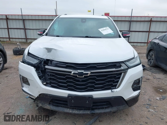 2023 Chevrolet Traverse Premier with VIN 1GNERKKW6PJ104495, listed as a IAAI auction lot 41868123 with 56,049 mi miles and . Bid and sale history available at DreamBid. Image 12.