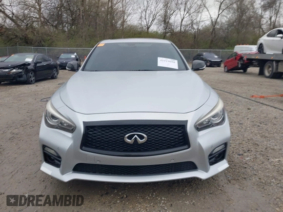 2014 Infiniti Q50 Sport with VIN JN1BV7AR2EM706535, listed as a IAAI auction lot 41919050 with 129,739 mi miles and . Bid and sale history available at DreamBid. Image 13.