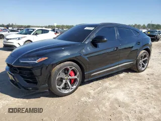 2019 Lamborghini Urus z VIN ZPBUA1ZL6KLA01875, wystawiony jako Copart lot #43762035 z przebiegiem 67 830 mil mil oraz Nie do naprawy. Historia ofert i sprzedaży dostępna na DreamBid. Obrazek 1.