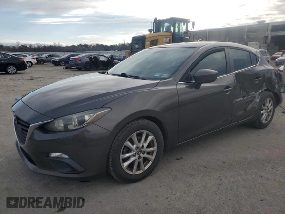 2014 Mazda 3 i Grand Touring with VIN JM1BM1M71E1155300, listed as a Copart auction lot 85097934 with 110,275 mi miles and Salvage Title. Bid and sale history available at DreamBid. Image 1.