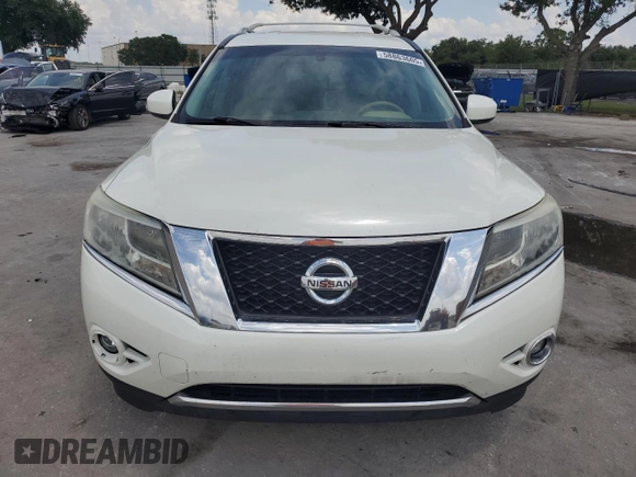 2015 Nissan Pathfinder SV with VIN 5N1AR2MN9FC712585, listed as a Copart auction lot 58863605 with 160,588 mi miles and Salvage title. Bid and sale history available at DreamBid. Image 5.