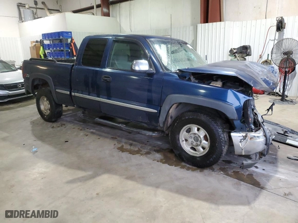 2000 GMC New Sierra 1500 SLE with VIN 1GTEK19T7YE407721, listed as a Copart auction lot 78507154 with 0 mi miles and Salvage Title. Bid and sale history available at carsss.com. Image 4.