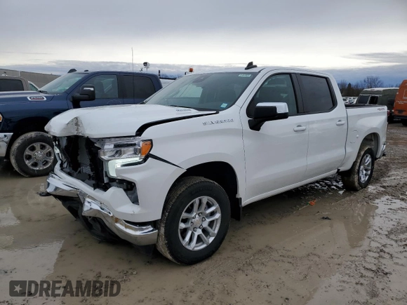 2024 Chevrolet Silverado 1500 LT with VIN 1GCPDKEK0RZ351170, listed as a Copart auction lot 48694575 with 2,586 mi miles and Salvage Title. Bid and sale history available at carsss.com. Image 1.