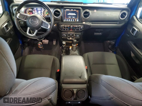 2022 Jeep Wrangler Unlimited Sahara Altitude with VIN 1C4HJXEG0NW255315, listed as a Copart auction lot 87821535 with 40,113 mi miles and Clean title. Bid and sale history available at DreamBid. Image 8.